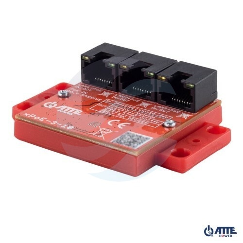 ATTE POWER xPoE-3-10 Switch PoE 3 portowy extender 3xPoE IN/OUT PASSIVE 1