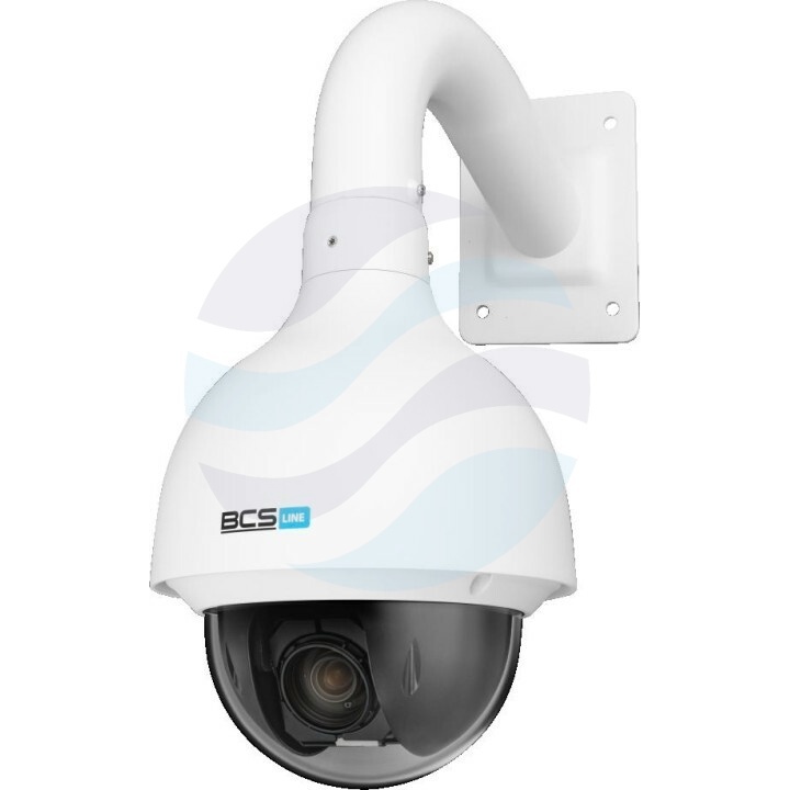 BCS LINE BCS-L-SIP2225S-Ai2 Kamera IP 2Mpix PTZ obrotowa motozoom 4.8-120mm, zoom x25, IR, WDR 120dB, mSD do 512GB, IK10, biała 1