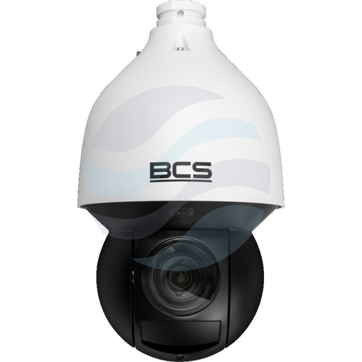 BCS LINE BCS-L-SIP4225SR15-Ai2 Kamera IP 2Mpix PTZ obrotowa motozoom 4.8-120mm, zoom x25, IR 150m, WDR 120dB, mSD do 512GB, IK10, biała 1