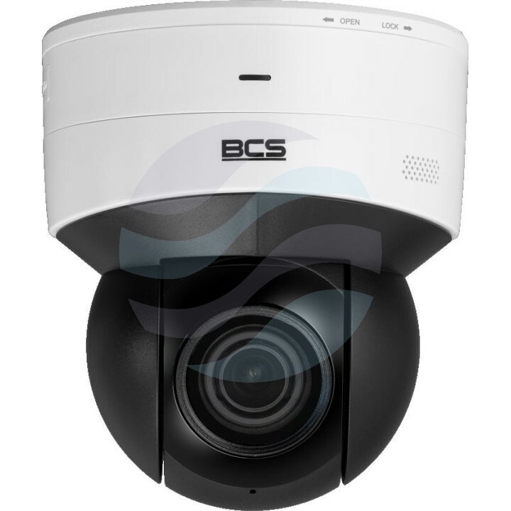BCS POINT BCS-P-SIP155SR3-Ai2 Kamera IP 5Mpix PTZ obrotowa 2.7-13.5mm, zoom x5, IR 30m, WDR 120dB, mSD do 256GB, głośnik, mikrofon, biała 1
