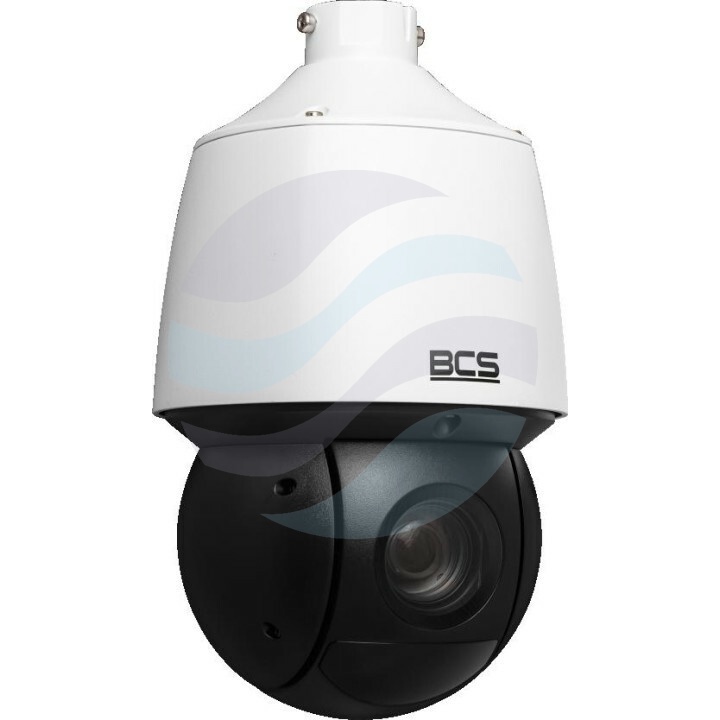 BCS POINT BCS-P-SIP2425SR10-AI2 Kamera IP 4Mpix PTZ obrotowa 4.8-120mm, zoom x25, IR 100m, WDR 120dB, mSD do 256GB, IK10, biała 1