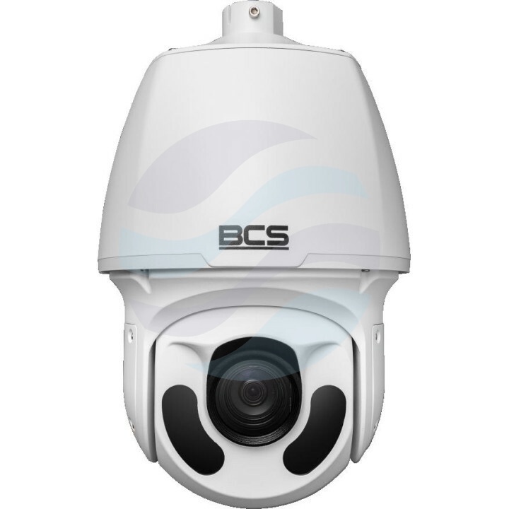 BCS POINT BCS-P-SIP5225SR15-AI2 Kamera IP 2Mpix PTZ obrotowa 5-125mm, zoom x25, IR 150m, WDR 120dB, mSD do 256GB, biała 1