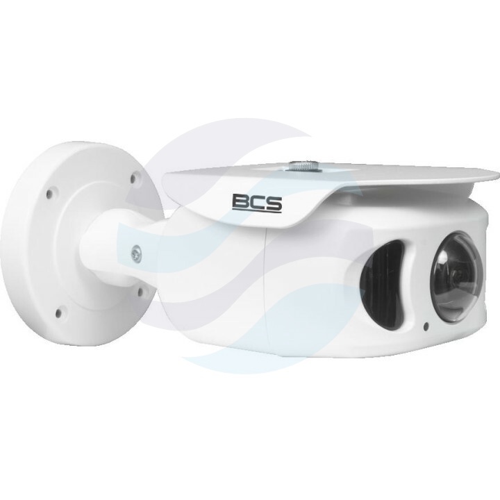 BCS FLEX BCS-F-PTIP1x8FWR3-Ai2 Kamera IP 8Mpix panoramiczna 2.3mm, IR 30m, WDR 120dB, mSD, biała 1