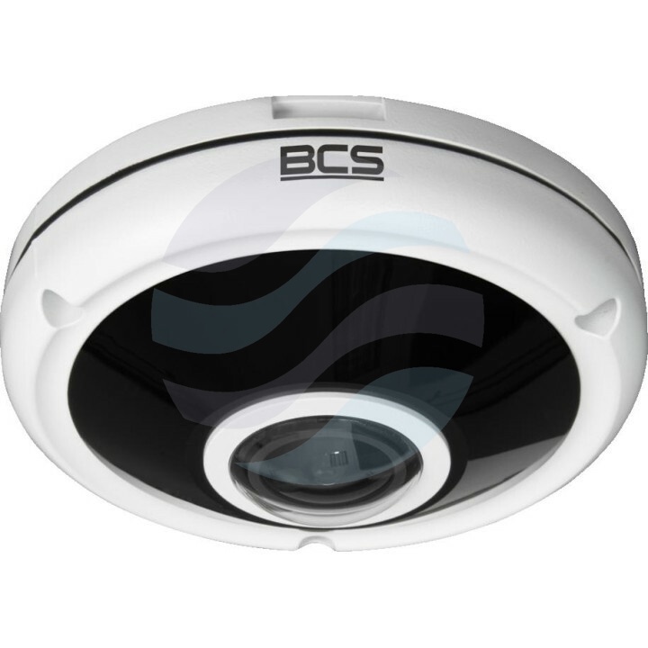 BCS FLEX BCS-F-FIP512FR2 Kamera IP 12Mpix panoramiczna 360° fisheye 2.1mm, IR 20m, mSD, DWDR, biała 1