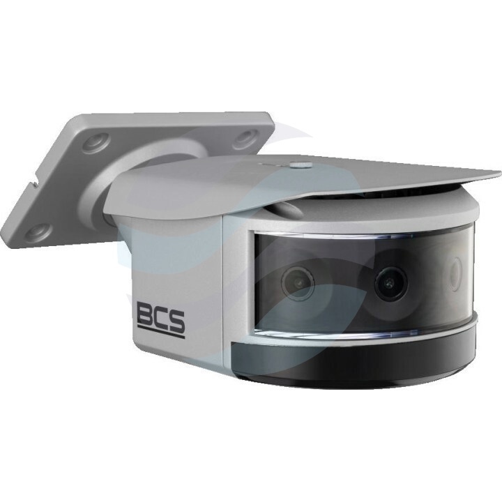 BCS LINE BCS-L-PTIP4X4FSR3-Ai2 Kamera IP 4x 4Mpix panoramiczna 4x 2.8mm, IR 30m, DWDR, mSD do 256GB, IK10, czarna 1