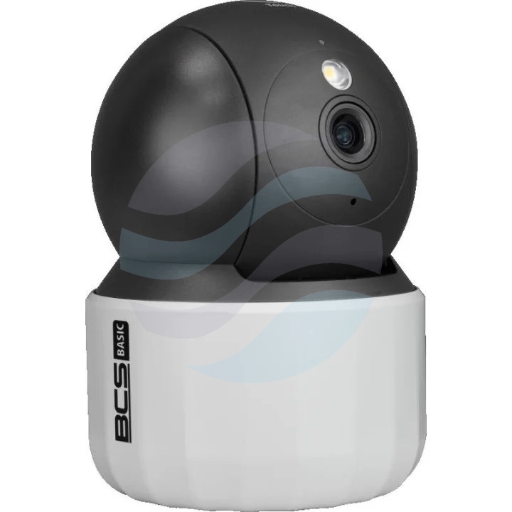 BCS BASIC BCS-B-PTHOME02 Kamera IP 5Mpix, 4mm, IR+LED 10m, DWDR, mSD do 512GB, głośnik, mikrofon, biała 1
