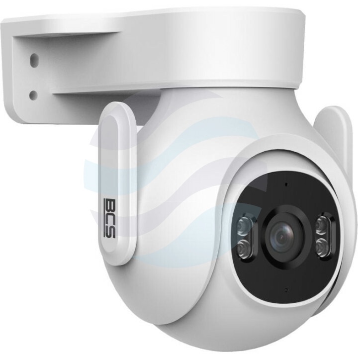 BCS LINE BCS-L-PTHOME05 Kamera IP 5Mpix, 3.6mm, światło hybrydowe (IR + LED) 30m, mSD do 256GB, DWDR, mikrofon, głośnik, biała 1