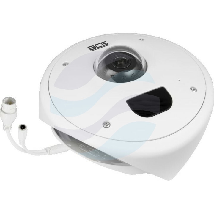 BCS LINE BCS-L-DCIP54FSR1-Ai2 Kamera IP 4Mpix kopułowa 2.5mm, IR 10m, WDR 140dB, mSD do 256GB, mikrofon, biała 1