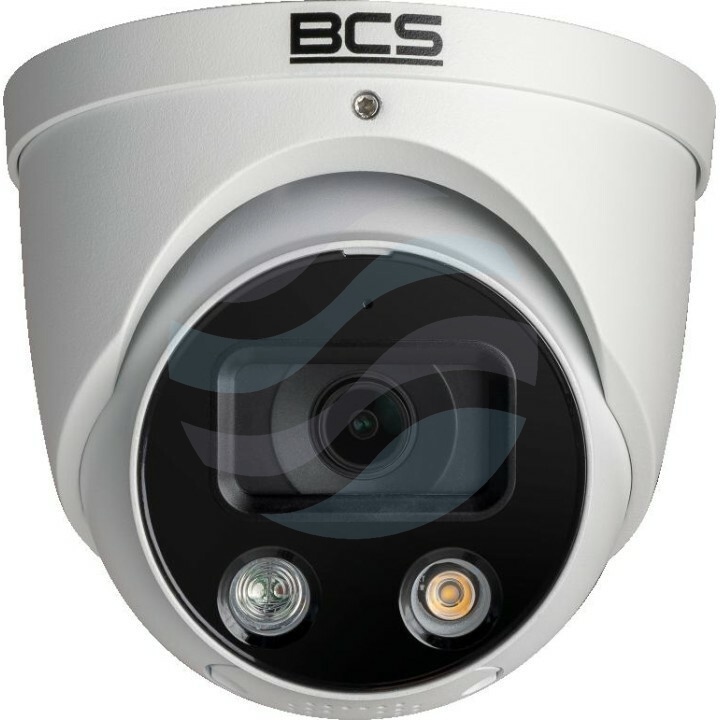 BCS LINE BCS-L-EIP55FCR3L3-Ai1(2) Kamera IP 5Mpix kopułowa, 2.8mm, IR+LED 30m, WDR 120dB, mSD do 256GB, głośnik, mikrofon, biała 1