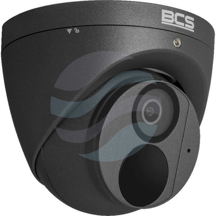 BCS POINT BCS-P-EIP24FSR3-Ai2-G Kamera IP 4Mpix kopułowa, 2.8mm, IR 30m, WDR 120dB, mSD 128GB, mikrofon, czarna 1