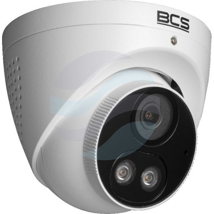BCS POINT BCS-P-EIP25FSR3L2-AI2 Kamera IP 5Mpix kopułowa, 2.8mm, IR+LED 30m, WDR 120dB, mSD do 256GB, głośnik, mikrofon, biała 1