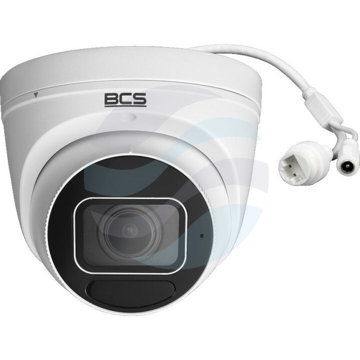 BCS POINT BCS-P-EIP42VSR4(2) Kamera IP 2Mpix kopułowa, 2.8-12mm, zoom 4x, IR 40m, WDR 120dB, mSD do 256GB, mikrofon, biała 1