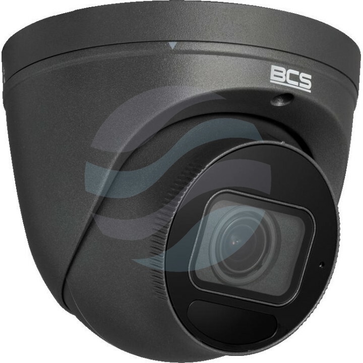 BCS POINT BCS-P-EIP42VSR4-G(2) Kamera IP 2Mpix kopułowa, 2.8-12mm, zoom 4x, IR 40m, WDR 120dB, mSD 128GB, mikrofon, czarna 1