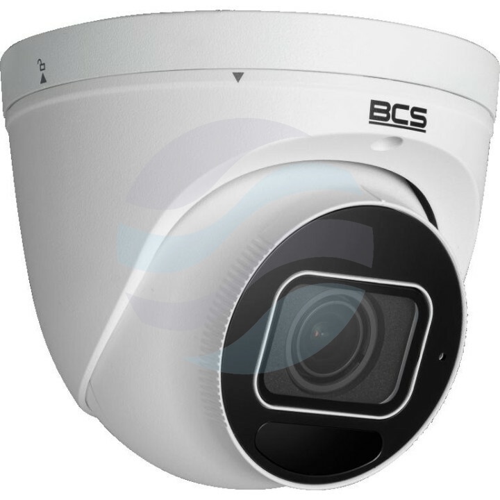BCS POINT BCS-P-EIP58VSR4-Ai2 Kamera IP 8Mpix kopułowa, 2.8-12mm, zoom 4x, IR 40m, WDR 120dB, mSD do 256GB, IK10, mikrofon, biała 1