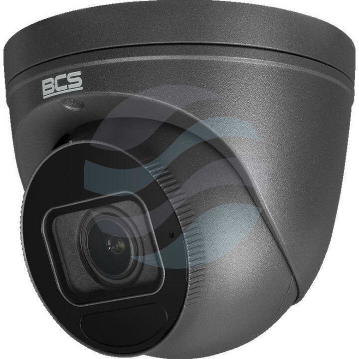 BCS POINT BCS-P-EIP58VSR4-Ai2-G Kamera IP 8Mpix kopułowa, 2.8-12mm, zoom 4x, IR 40m, WDR 120dB, mSD do 256GB, IK10, mikrofon, czarna 1