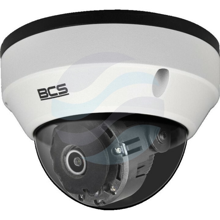 BCS ULTRA BCS-U-DIP35FSR3 Kamera IP 5Mpix kopułowa, 2.8mm, IR 30m, WDR 120dB, mSD do 512GB, IK10, biała 1