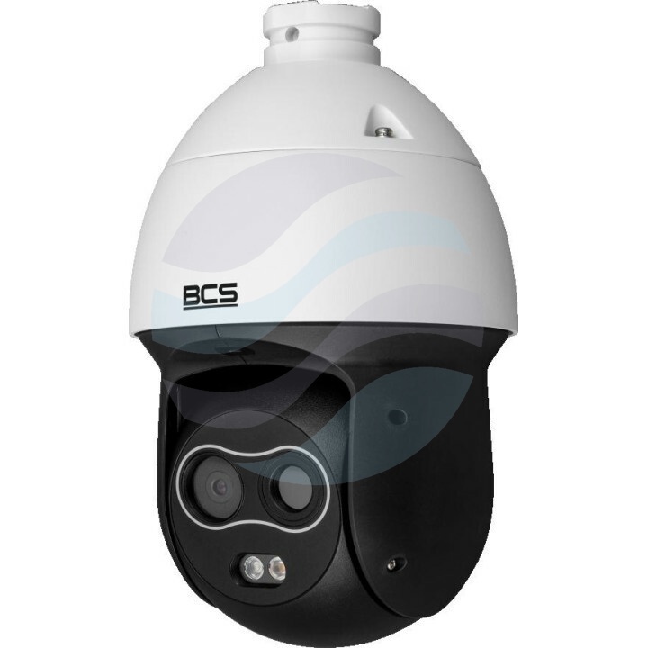 BCS LINE BCS-L-SIP224FR5-TH-Ai1 Kamera IP 4Mpix termowizyjna 8mm, IR 50m, DWDR, mSD do 256GB, głośnik, biała 1