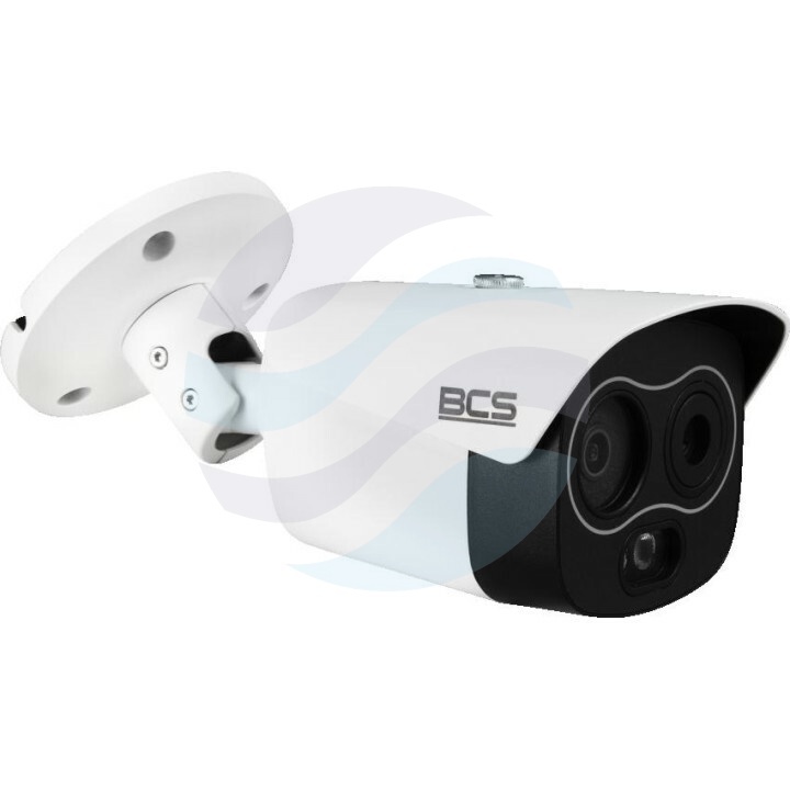 BCS LINE BCS-L-TIP242FR3-TH-Ai1(0403) Kamera IP 4Mpix termowizyjna 4mm, IR 30m, DWDR, mSD do 256GB, biała 1