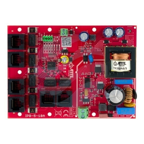 ATTE POWER IPB-5-10A-OF Switch PoE 6 portowy ze zintegrowanym zasilaczem 1