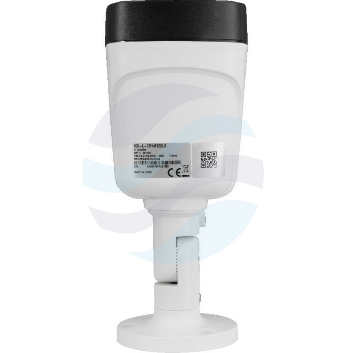 BCS LINE BCS-L-TIP14FSR3L3 Kamera IP 4Mpx bullet 2.8mm, IR+LED 30m, WDR 120dB, mikrofon, biała 1