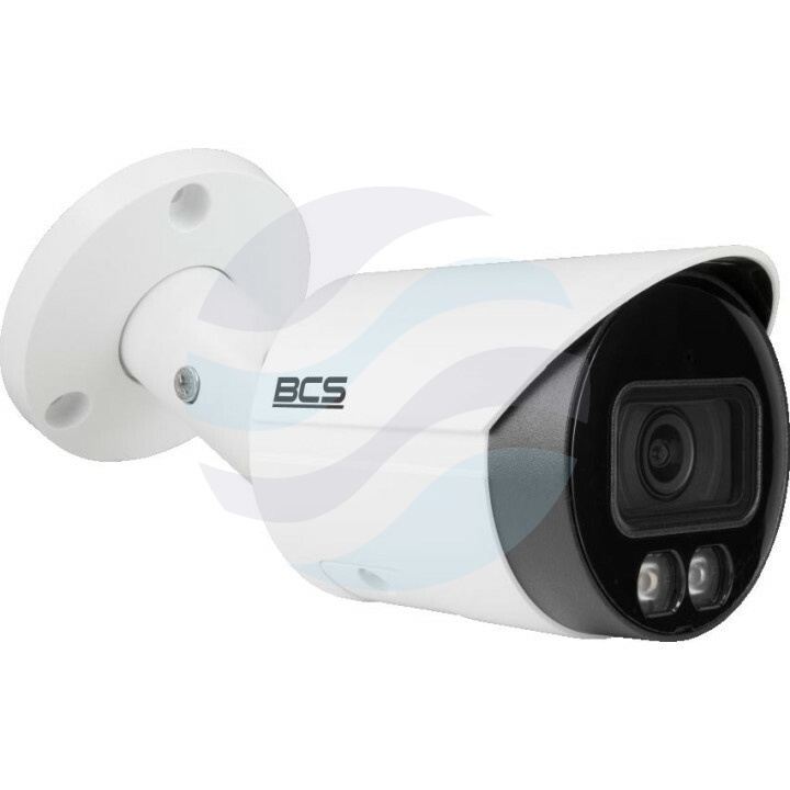 BCS LINE BCS-L-TIP14FCR3L3-Ai1 Kamera IP 4Mpx bullet 2.8mm, IR+LED 30m, WDR 120dB, mSD do 256GB, mikrofon, AI, biała 1