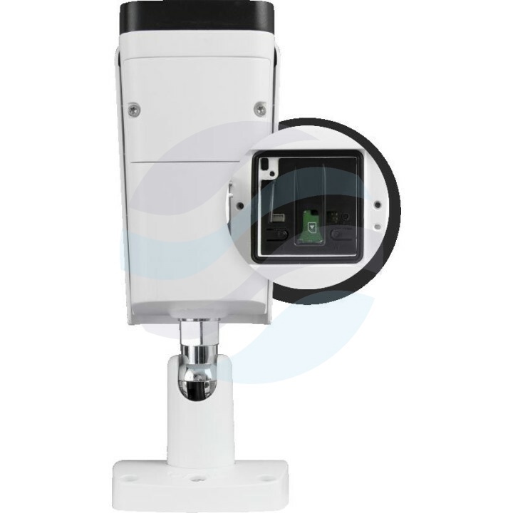 BCS LINE BCS-L-TIP68VSR6-Ai2 Kamera IP 8Mpix bullet, 2.7-12mm, zoom 4x, IR 60m, WDR 120dB, mSD do 512GB, mikrofon, IK10, biała 1