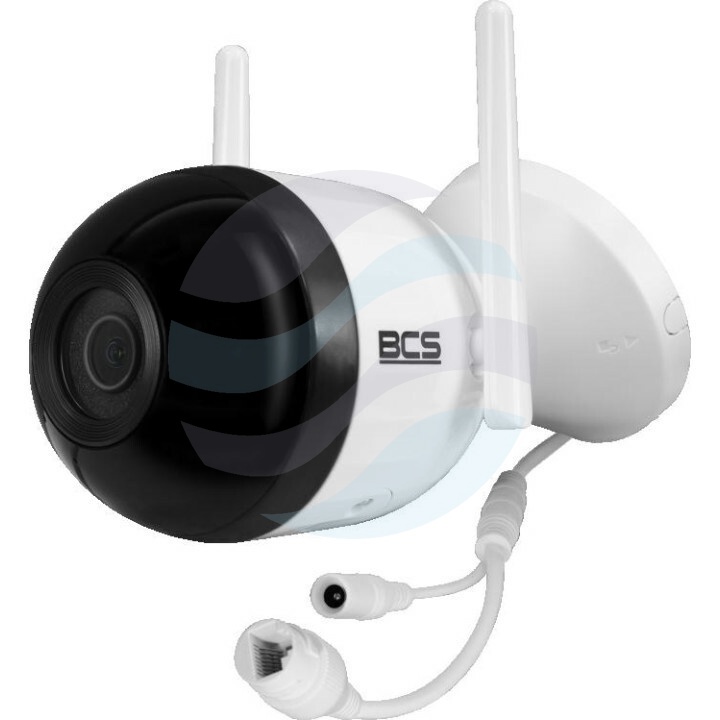 BCS LINE BCS-L-THOME01 Kamera IP 4Mpix bullet, 2.8mm, światło hybrydowe (IR + LED) 30m, mSD do 256GB, mikrofon, głośnik, biała 1