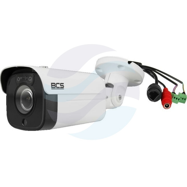 BCS ULTRA BCS-U-TIP68VSR4 Kamera IP 8Mpix bullet motozoom 2.7-13.5mm, zoom x5, IR 40m, WDR 120dB, mSD do 512GB, IK10, biała 1