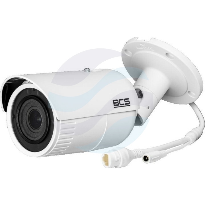 BCS VIEW BCS-V-TIP44VSR5(2) Kamera IP 4Mpix bullet, 2.8-12mm, zoom 4x, IR 50m, WDR 120dB, mSD do 256GB, biała 1