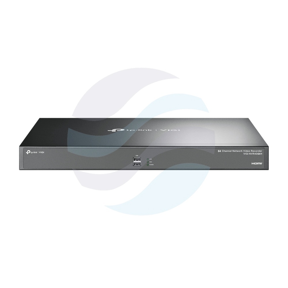 TP-Link VIGI NVR4064H Rejestrator 64-kanałowy IP max. 8Mpx, 320/320 Mb/s, 2x HDMI (4K), 1x VGA, 2x GIGABIT, 4x SATA max. 64TB, 2x USB, 1x eSATA, alarm 16/4, H.265+ 1
