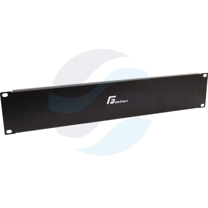GETFORT Panel maskujący / zaślepiający Rack 19" 2U, czarny 1