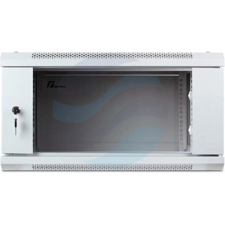 GETFORT Szafa wisząca 19" 4U ECO v2 600X450mm, szara, drzwi szklane 1