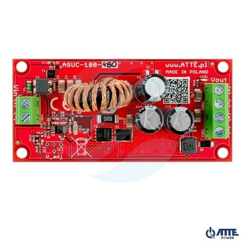 ATTE POWER ASUC-100-480-OF Przetwornica podnosząca napięcie do 48V 1