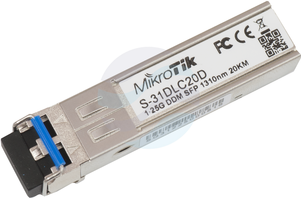 Mikrotik RouterBoard S-31DLC20D Moduł SFP 1.25G SM LC, 20km, 1350nm 1