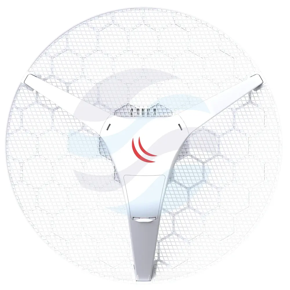 Mikrotik RBLHG-5nD Punkt dostępowy / Router zewnętrzny LHG 5, Wi-Fi 5GHz 802.11a/n, 1x 10/100Mb/s, 24.5dBi antena, L3 1