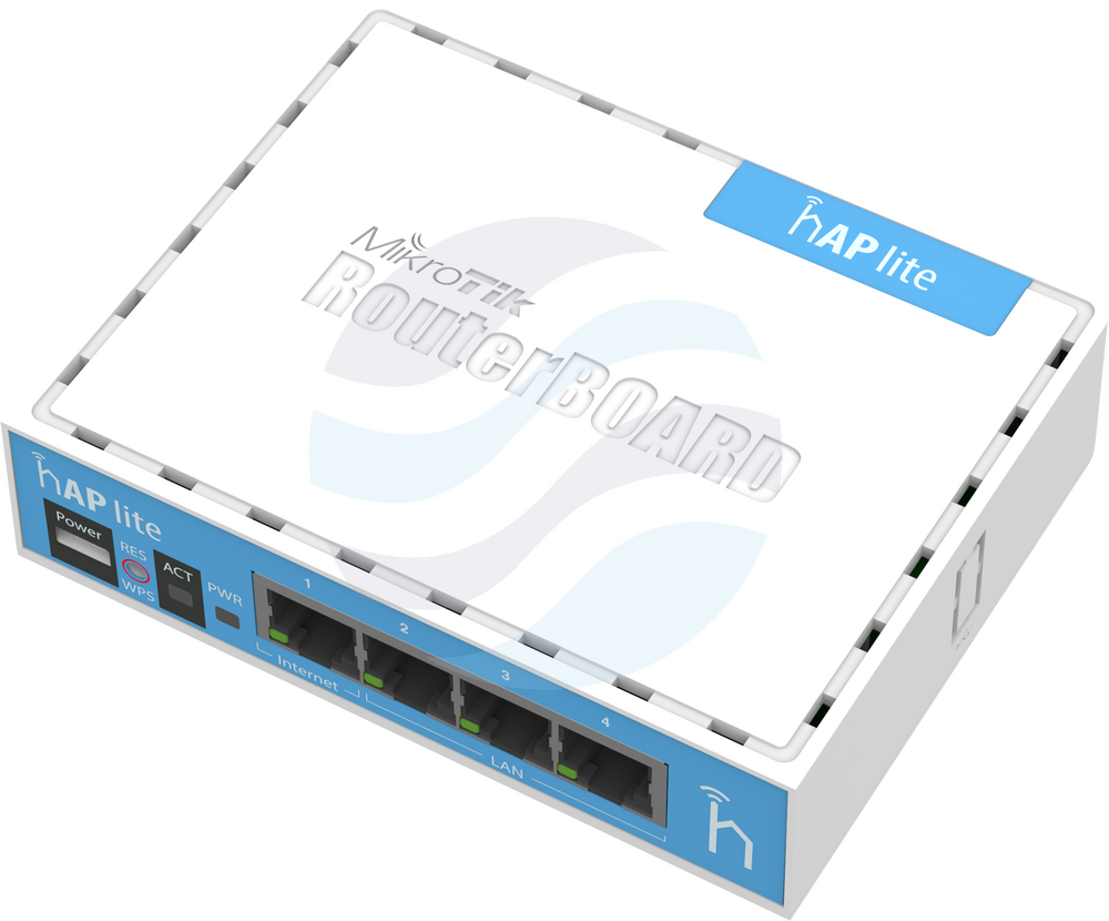 Mikrotik RB941-2nD Router wewnętrzny hAP Lite 4x 10/100Mb/s, 650MHz, 32MB, microUSB, Wi-Fi 2.4GHz 802.11b/g/n, L4 1