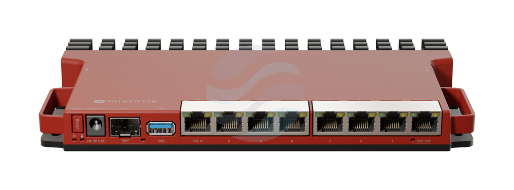 Mikrotik L009UiGS-RM Router / Switch gigabitowy 8x 10/100/1000Mbps, 1xSFP, 2x 800MHz ARM, 128MB, 1x USB 3.0, L5 1
