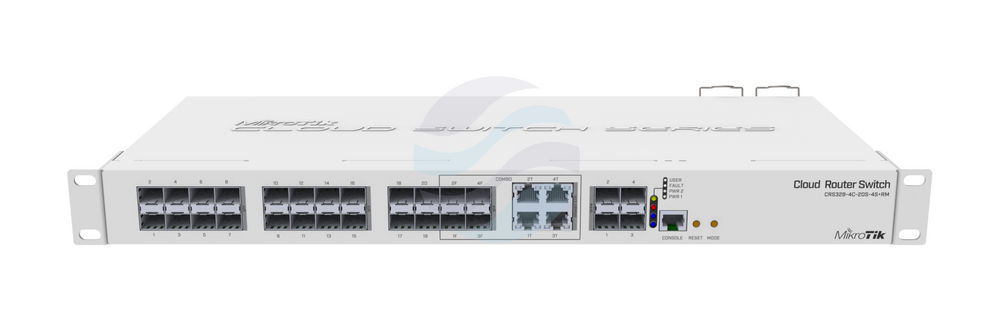 Mikrotik CRS328-4C-20S-4S+RM Router / Switch zarządzalny 20x SFP, Combo 4x GIGABIT/SFP, 4x SFP+ 10G, 2x AC 230V, SwitchOS/RouterOS, L5 1