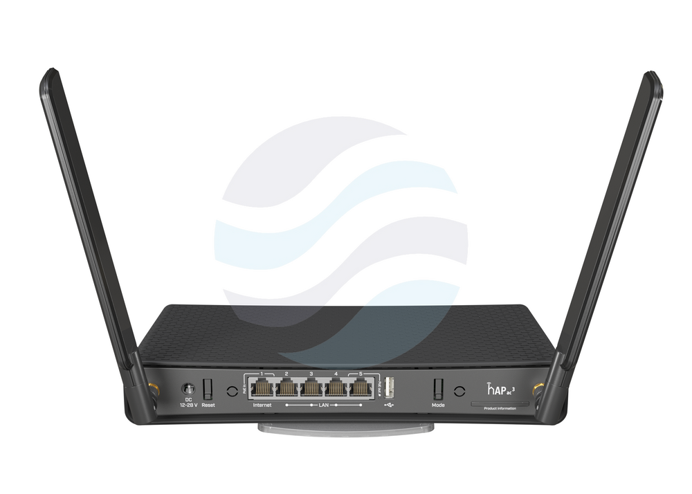 Mikrotik RBD53iG-5HacD2HnD hAP ac3 Router gigabitowy 5xGbit, 716MHz 256MB, PoE IN/PUT, USB, AC 1200 2.4/5GHz L4 1