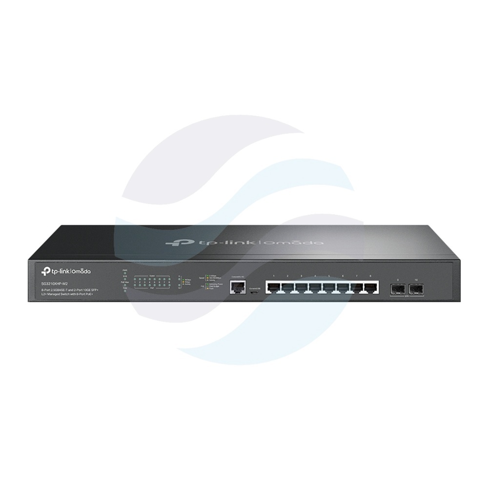 TP-Link SG3210XHP-M2 Switch zarządzalny L2+ JetStream 8x 2.5G PoE+ (240W), 2x SFP+ 10Gb/s, Omada SDN 1