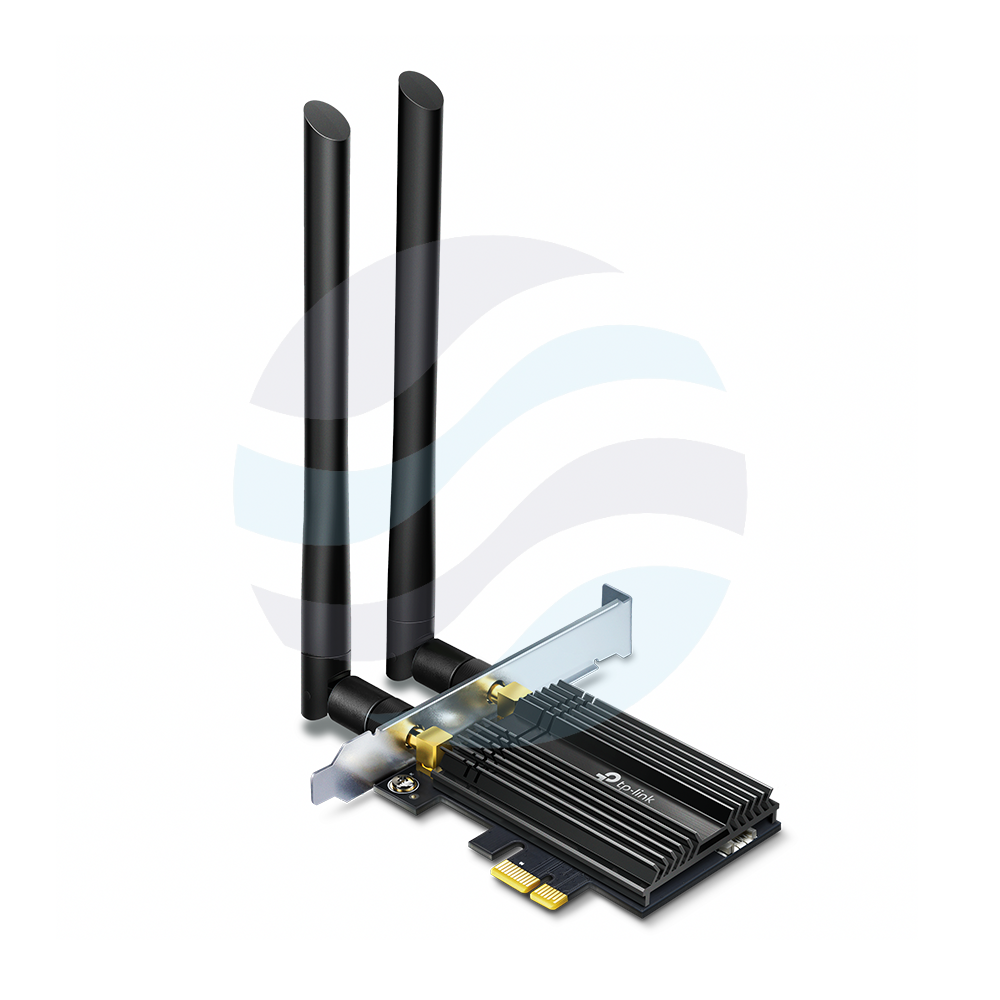 TP-Link Archer TX50E Karta sieciowa PCI Express Wi-Fi 6 AX3000, Bluetooth 5.0, 574/2402Mb/s, 2,4GHz/5GHz, czarna 1