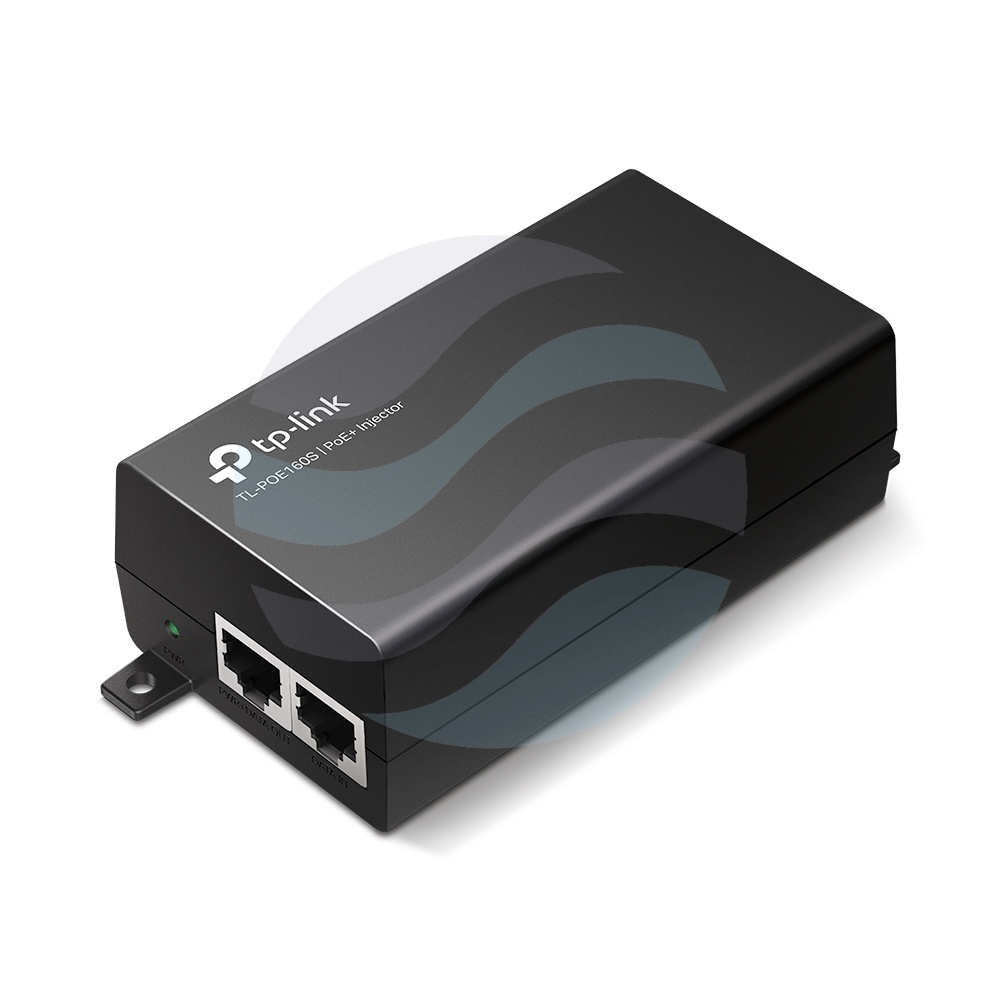 TP-Link POE160S Zasilacz gigabitowy / Injector PoE+ 2x RJ45 10/100/1000Mbps, IEEE 802.3af/at, 30W 1