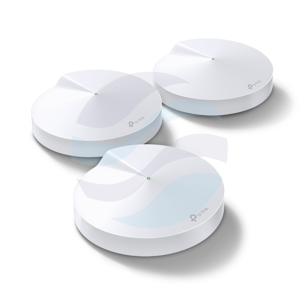 TP-Link Deco M5 System Mesh WiFi do 510m2, 2x Gbit, 2.4/5Ghz, 400/867Mbps (3-pack) 1