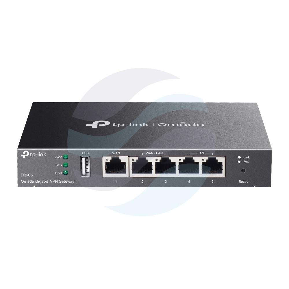 TP-Link ER605 Router Omada Cloud 5x Gbit (1x WAN, 1x Gbit, 3x WAN/Gbit) VLAN, IPTV 1