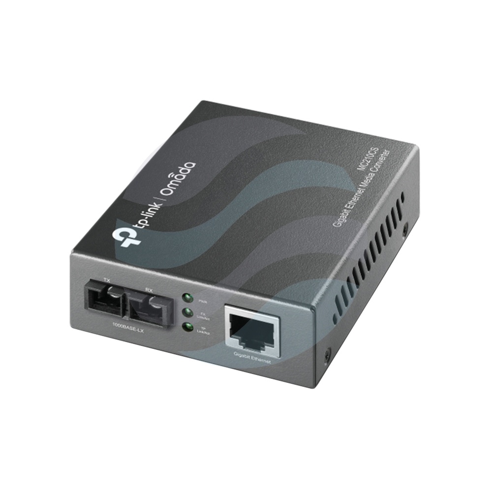 TP-Link MC210CS Media konwerter LAN x10/100/1000Mbps, SC/UPC x1000Mbps, 1310nm, zasięg 20km 1