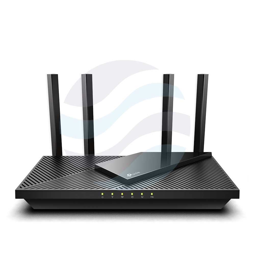 TP-Link Archer AX55 Router Wi-Fi 6 AX3000, 2,4/5GHz, 574/2402Mb/s, 4x anteny, 4x GbE LAN, 1x GbE WAN, 1x USB 3.0, OneMesh, czarny 1