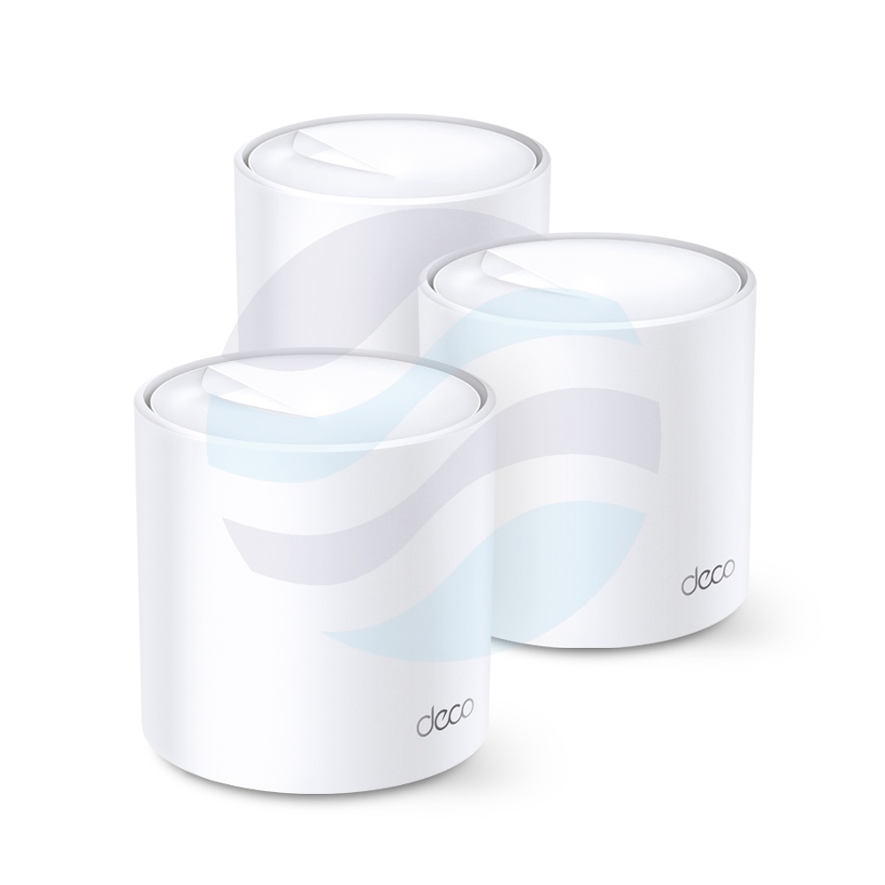 TP-Link Deco X60 Router / Access Point stojący Wi‑Fi 6 AX3000, 574/2402Mb/s, 2,4GHz/5GHz, 2x Gb/s WAN/LAN, biały (3-pack) 1