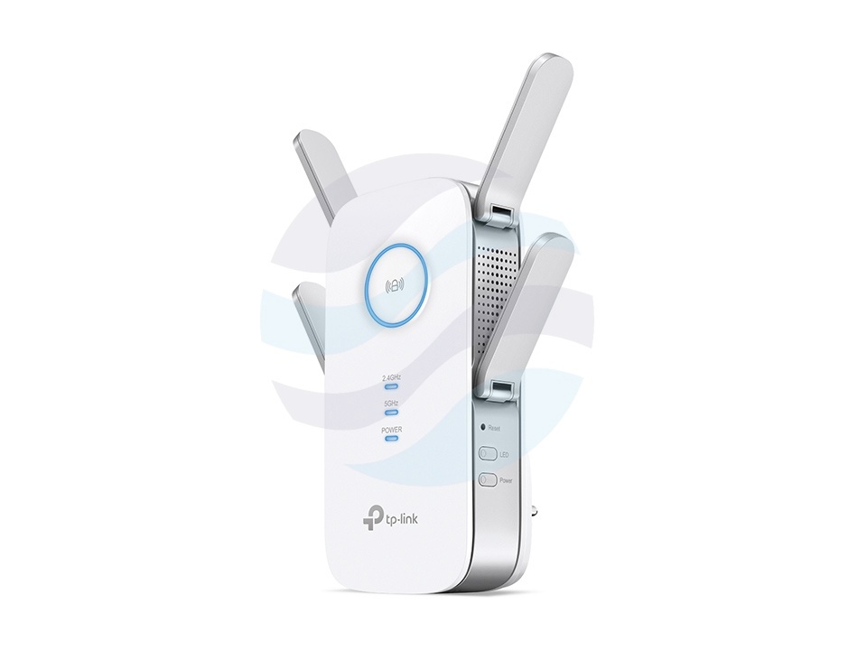 TP-Link RE650 Wzmacniacz sygnału Wi‑Fi AC2600, 800/1733Mb/s, 2.4/5GHz, 1x Gigabit RJ45, 4x anteny zewnętrzne, MU-MIMO, Repeater/AP, biały 1