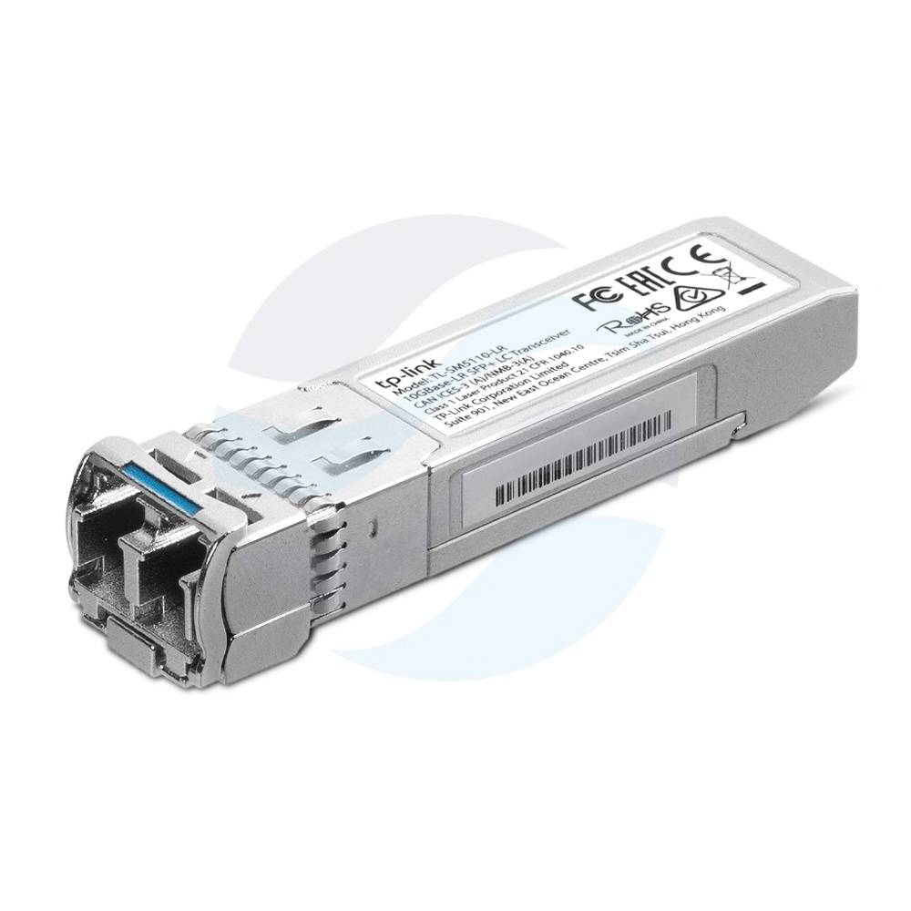 TP-Link TL-SM5110-LR Moduł SFP+ LC 10GBase-LR, SM 9/125µm, 10Gb/s, 1310nm, do 10km, DDM 1
