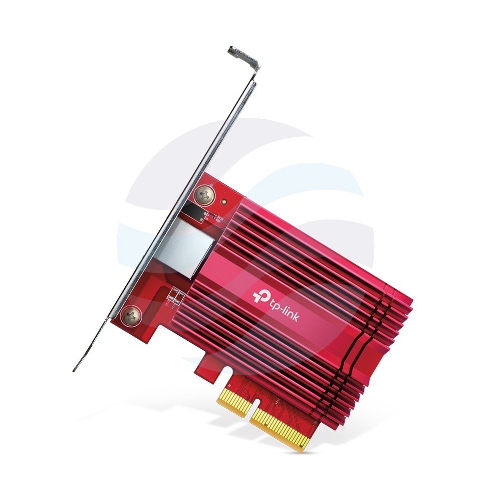 TP-Link TX401 Karta sieciowa PCI Express 10GbE, 1x RJ45 10/100/1000/2500/5000/10000Mbps, PCIe 3.0 x4, low-profile 1